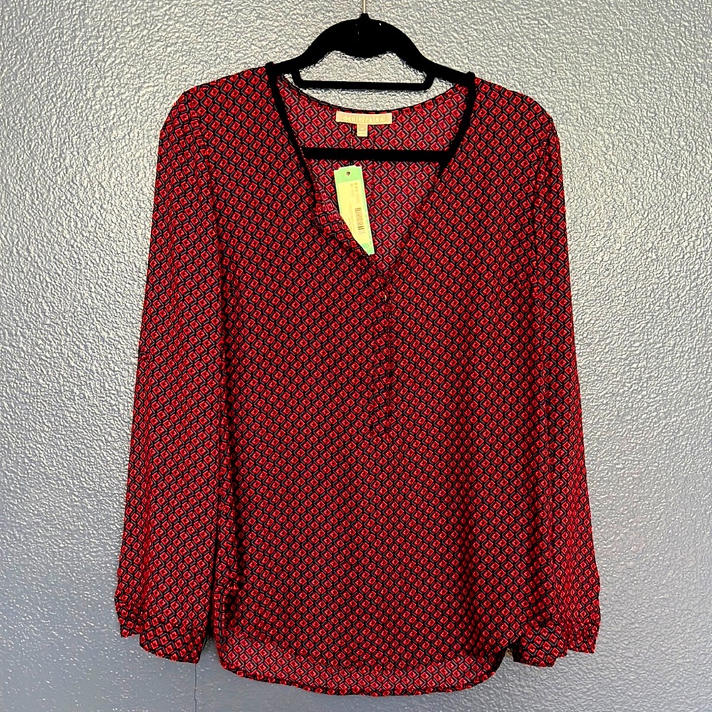 Multicolor Daniel rain printed top